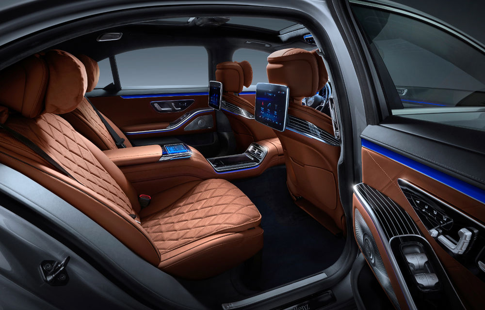 Noua generație Mercedes-Benz Clasa S: până la 5 ecrane în interior, versiune plug-in hybrid cu autonomie de 100 de kilometri și noi sisteme de siguranță - Poza 9